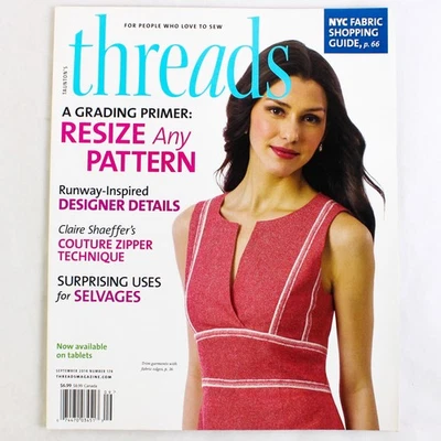 Threads Magazine For People Who Love to Sew September 2014 - Image 1 of 4
