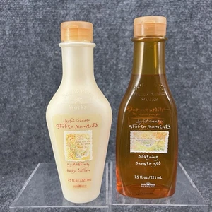 Vintage Bath & Body Works Joyful Garden Stolen Moments Lotion & Shower Gel - Picture 1 of 12