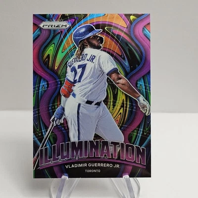 Vladimir Guerrero Jr 2022 Panini Prizm Illumination Purple Prizm #IL-7 - Image 1 of 2