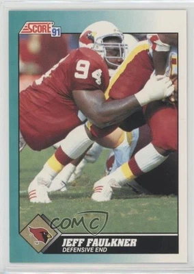 1991 Score Rookie & Traded Jeff Faulkner #47T - Image 1 of 2