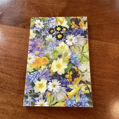 Mini Notebook 6x4 Flower Paperback Cover 120 Lined Pages Pocket Sized - Image 1 of 4