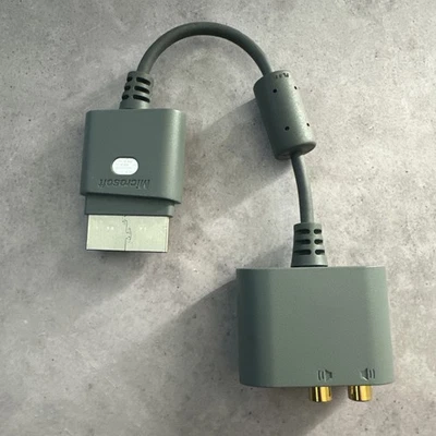 Genuine Official OEM Microsoft Xbox 360 Audio Adapter (X808221-002) - Image 1 of 4