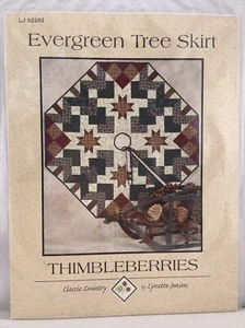 Evergreen Tree Skirt Thimbleberries Sewing Quilting Craft Pattern # LJ 92282 - Picture 1 of 2