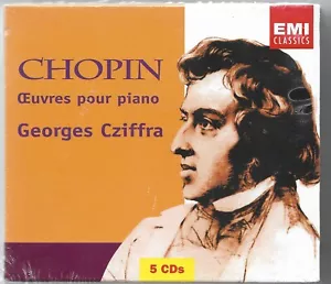 CHOPIN: PIANO WORKS ..GEORGES CZIFFRA ..5 CD BOX SET NEW SEALED - Foto 1 di 2