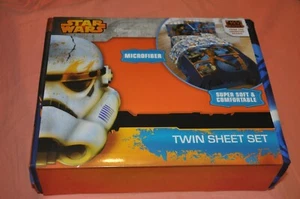 Disney Star Wars Rebels Twin Sheet Set New Microfiber Flat Fitted Pillowcase - Picture 1 of 3