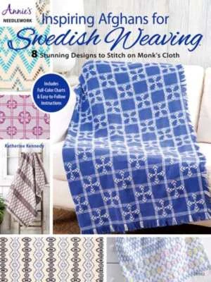 NEW!!! ANNIE'S NEEDLEWORK INSPIRING AFGHANS FOR SWEDISH WEAVING 8 DESIGNS - Image 1 of 2