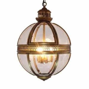 Hanging Lampshades Luminous Vintage Pendant Light Glass Cover Home Fixture Shade - Picture 1 of 14