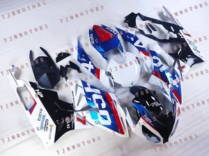 For 15-16 BMW S1000RR Blue White ABS Injection Mold Bodywork Fairing Kit Panels - Picture 1 of 10
