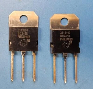 (2 PCS) BD245B Bourns Transistor NPN 10A 80V 1-Element SOT-93 - Picture 1 of 1