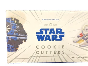 Williams Sonoma STAR WARS Nave Espacial Juego de Cortador de Galletas - X-Wing Millennium Falcon - Imagen 1 de 12