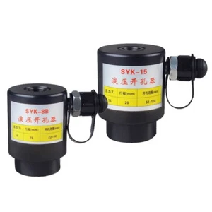 Testa perforatrice idraulica piastra acciaio inox grande tonnellaggio SYK-8B/ SYK-15 / SYK-30 - Foto 1 di 5