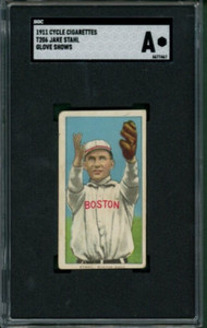 1911 T206 Cycle 460 Jake Stahl Glove Shows ONLY 3 TOTAL PSA POP Boston Red Sox
