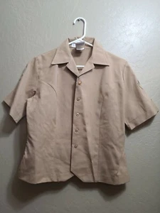 USMC Damen LCPL Uniform Khaki Shirt Militär Kurzarm 12R S/S DLA - Bild 1 von 7