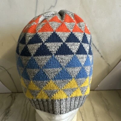 Gorro Gap Kids L/xl Colorido Patrón Triángulo Tejido Suave Sombrero Foto 1 de 4