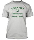 BOB MARLEY inspired TRENCH TOWN Football Club RINGER, Men's T-Shirt