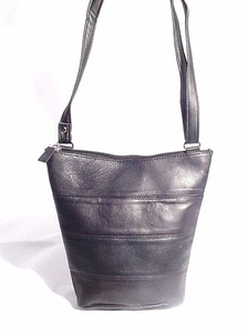  CUERPO CRUZADO OVEJA FORMA ABOVEDADA CON BOLSILLO CON CREMALLERA #NEGRO #2-462-1F M13 - Imagen 1 de 3