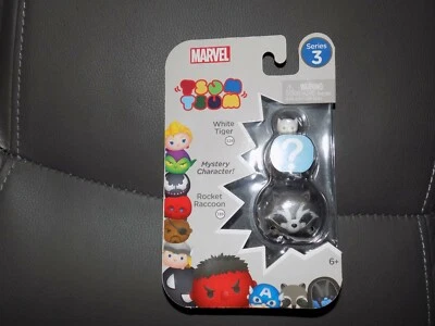 Marvel Tsum Tsum White Tiger 328, Mystery, Rocket Raccoon 139 Serie 3 NUEVO  Foto 1 de 3