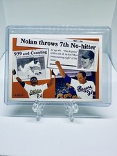 1991 Upper Deck A Day To Remember  Nolan Ryan & Rickey Henderson SP2