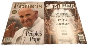 Pope Francis Saints Miracles Magazines 2022 NEW Easter Religion Catholic Vatican - Picture 1 of 3