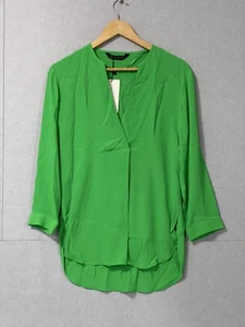 BNWT Zara Woman Womens Green Long Sleeve Top Size S RRP$69.95 - Picture 1 of 5