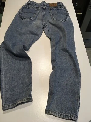 Jeans LEE de Colección Años 80 90 Niños Azul Denim Hecho en EE. UU. 12 Reg 24x26 Foto 1 de 4