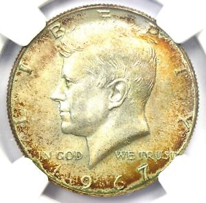 1967 Kennedy Half Dollar 50C Coin - NGC MS67+ with Rare Plus Grade - $5750 Value