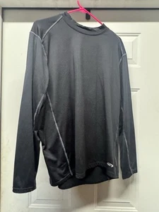 mens black long sleeve thermal shirt xl MMTA sport  - Picture 1 of 5