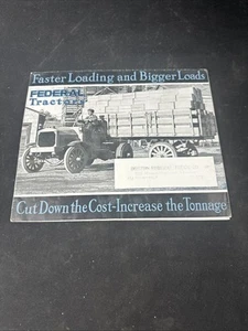 Vintage Federal Tractors Boston Advertising Pamphlet - Picture 1 of 4