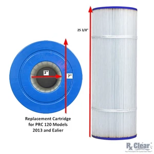 Rx Clear Cartridge For Hydromatic PRC120 Swimming Pool Filter - Old Style NEW - Picture 1 of 1