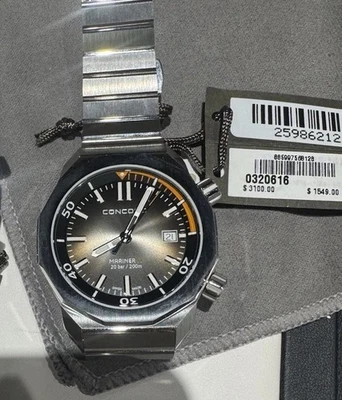 Reloj Automático Concord Mariner Diver Hombre 42 mm Acero Inoxidable Ref 14.A9.1897 Foto 1 de 4