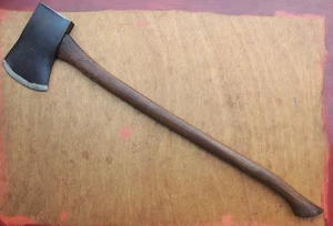 Rare Vintage PLUMB 6 lb Felling Axe, USA, a nice hickory handle, clean and sharp - Picture 1 of 6