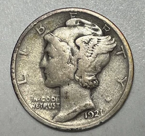 1921 10C Mercury Dime 90% Silver - Bild 1 von 4
