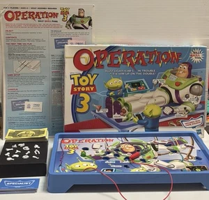 TOY STORY 3 OPERATION Game Hasbro Disney Pixar Age 6+ Near Complete Tested Works - Picture 1 of 12