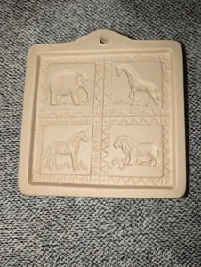 Brown Bag Cookie Art 1997 Hill Design Safari Cut Apart Mold - Picture 1 of 6