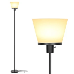 LED Floor Lamp Tall Standing Lamp, Black Modern Torchiere Floor Lamps for Bed... - Picture 1 of 7