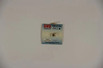 GWS Crystal 72MHz Dual 72.490MHz RC Transmitter Receiver Airplane Helicopter - Image 1 of 2