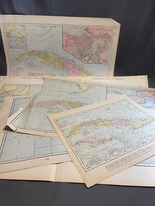 Antique Original! Lot of 5 CUBA Maps 1890's-1920s - Picture 1 of 24