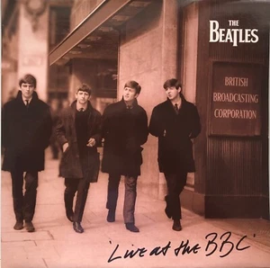 THE BEATLES LIVE AT THE BBC 1994 APPLE DOUBLE VINYL LP PCSP 726 EX / EX - Picture 1 of 5