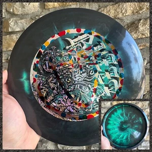 NEW Discraft Buzzz SS ESP Misprint Wonderbread Slime Green Swirl Midrange Disc - Picture 1 of 3