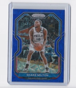 SHAKE MILTON 20-21 PANINI PRIZM CHOICE BLUE PRIZM PARALLEL CARD-SERIAL #'D/49 - Picture 1 of 24