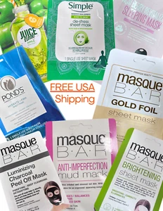 Face Masks Skin Care all types of Skin Bighting Sheet Mask Sleeping Mask Mud - Picture 1 of 9