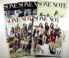 SNSD GIRLS' GENERATION SONE NOTE JAPAN Magazine Volumes 1, 2, 3, 4 & 5 Set Kpop
