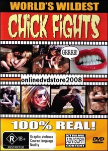 WORLD'S WILDEST CHICK CAT FIGHTS (100% STREET BRAWLS) DVD (NEW SEALED) GIRLS UFC - Picture 1 of 1