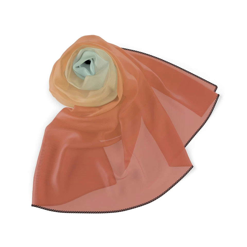 Bufanda de polietileno color gradual 25x25 pulgadas o 50x50 pulgadas Foto 1 de 1