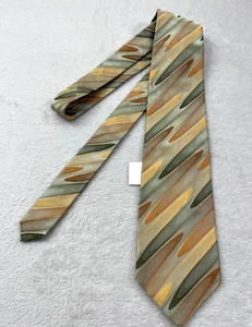 Nueva Corbata de Diseñador de Seda Sabia BACHRACH para Hombre Hecha en ITALIA - Imagen 1 de 4