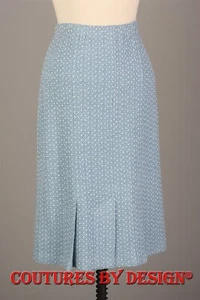 St John Knits Tweed Skirt Cerulean Blue Bright White Multi SZ 6 NWT - Picture 1 of 2