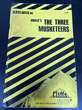 Cliff Notes on Dumas's The Three Musketeers 1989 Paperback Book Set of 10