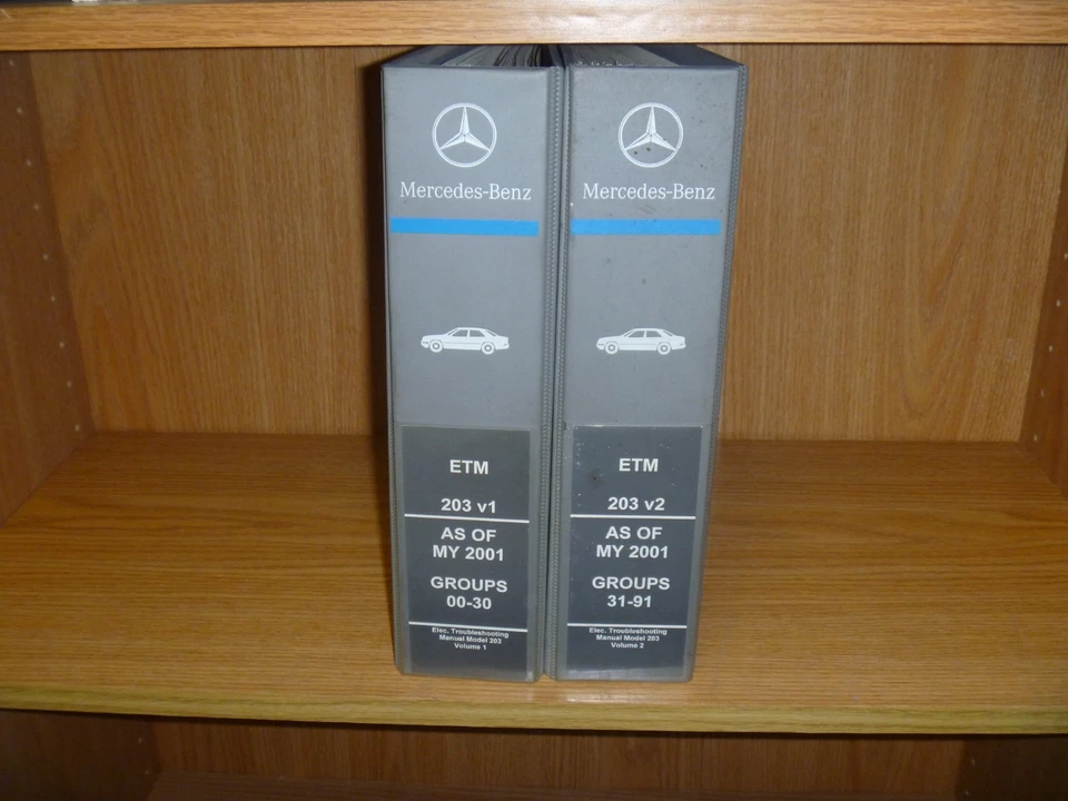 Mercedes Benz C230 C280 C350 Clase C 2006-2007 cableado eléctrico diagrama manual Foto 1 de 1