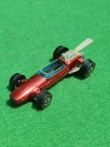 1968 Hot Wheels Redline Brabham Repco F1 Red With Black Interior Hong Kong - Picture 1 of 7