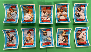 1975 KELLOGG’S 3-D SUPER STARS LOT (32) 30 DIFFERENT  FINGERS, GARVEY, ZISK